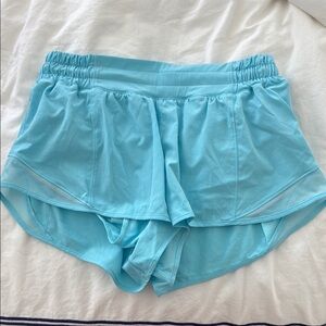 Lululemon Athletica Blue Athletic Shorts Lightweight Moisture-Wicking